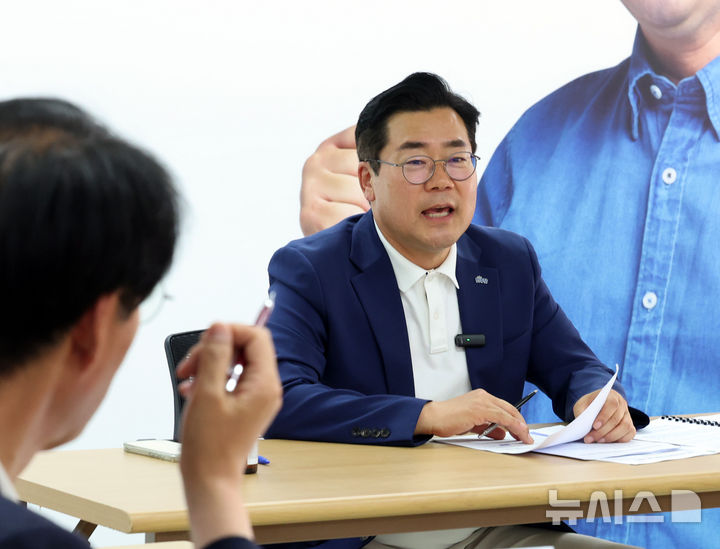 발언하는 박찬대 인천시장 후보