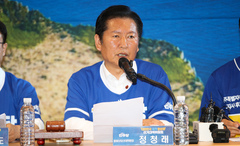 정청래 "16개 광역·227개 기초단체 모든 곳 신경 써…'노 페인 노 게인'"