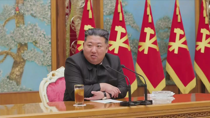 북한 김정은, 남부국경 최전선 부대 강화 지시 [뉴시스Pic]