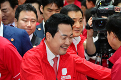 장동혁, 삼성전자 앞 '양향자 단식장'서 공식 선거운동 첫 일정