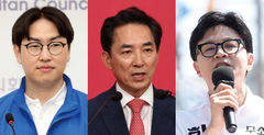 부산 북갑, 하정우 32.9% 박민식 20.5% 한동훈 34.6%…하·한 초접전