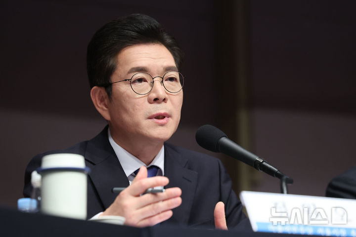 정원오 "오세훈, 네거티브로 일관하면서 토론하자는 건 정직하지 못해" [뉴시스Pic]