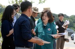 [6·3오산]송진영 "운암뜰 정상화, 구도심 재생 나서겠다"
