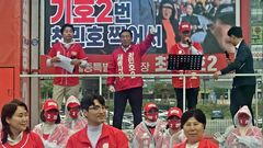 최민호 빗속 출정식…"꼭 승리, 세종 미래완성" 지지호소