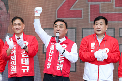 [6·3울산]'기자폭행 의혹' 김두겸 후보 "허위주장…법적 대응"