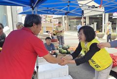 강은미, 선거운동 첫 주말 민생 현장 유세…"오월 정신 계승"