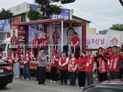 [6·3강릉]김진태, 동해안 벨트 집중 유세…맞춤형 공약