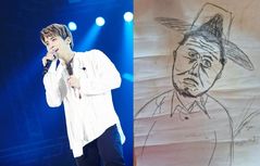 샤이니 故 종현이 그린 데프콘 초상화, 당근에 120만원 매물로