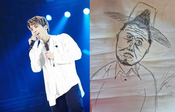 샤이니 故 종현이 그린 데프콘 초상화, 당근에 120만원 매물로