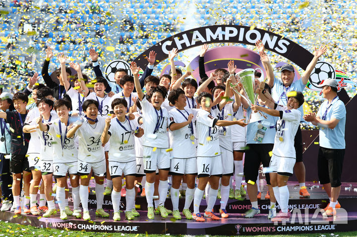내고향여자축구팀 환희의 순간