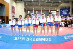 충남·광주, 전국소년체전 씨름 U-12부 각각 2체급 석권