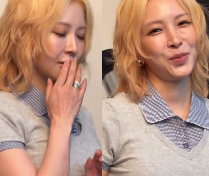 '홀로서기' 보아, 파격 금발 변신 근황 공개