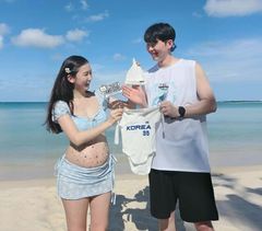 '39세 자연임신' 박소영, 비키니 입고 D라인 자랑
