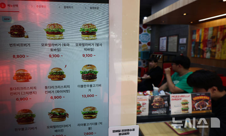 롯데리아, 버거 22종 가격 인상