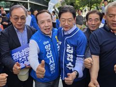 [6·3양산]조문관·나동연, 지지층 결집·부동층 공략 주말 총력전