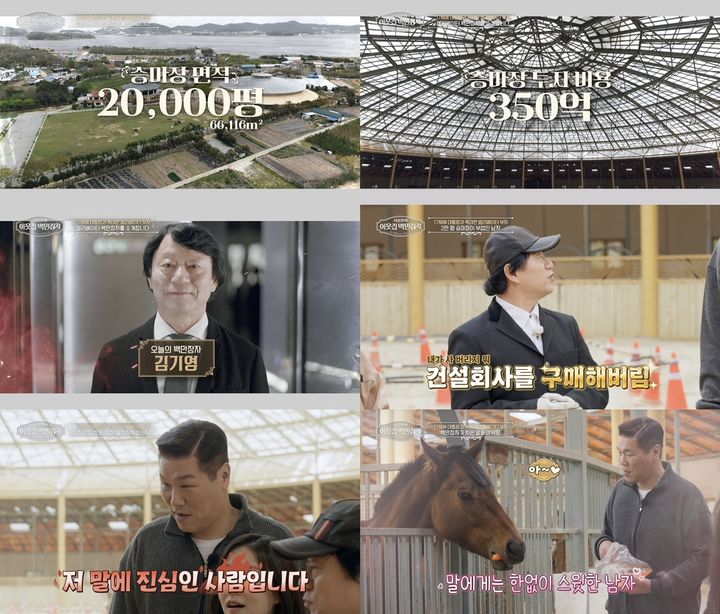350억 승마장 방문 서장훈 