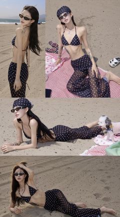최준희, LA서 강아지들과 신행 만끽…'뼈말라' 몸매 눈길