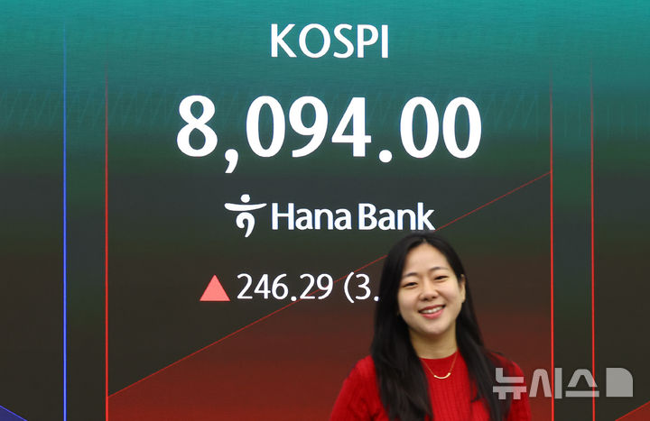 코스피 8000선 탈환