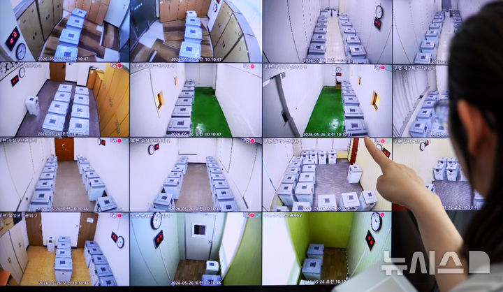 빈틈없는 선거 감시, 우편 투표함 보관소 실시간 CCTV 모니터링
