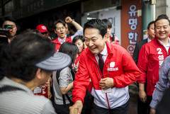 장동혁, 서울서 첫 지원 유세…"오세훈에게 힘 모아달라"