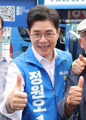 정원오, 관악구 유세 "매년 청년 5만명 월세 지원·주거난 해소"