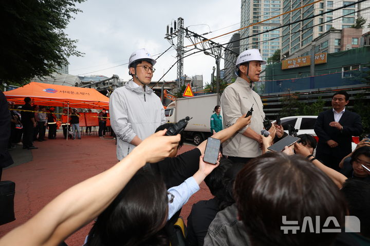 서소문 고가차도 공사 현장 붕괴 사고, 입장 밝히는 오세훈