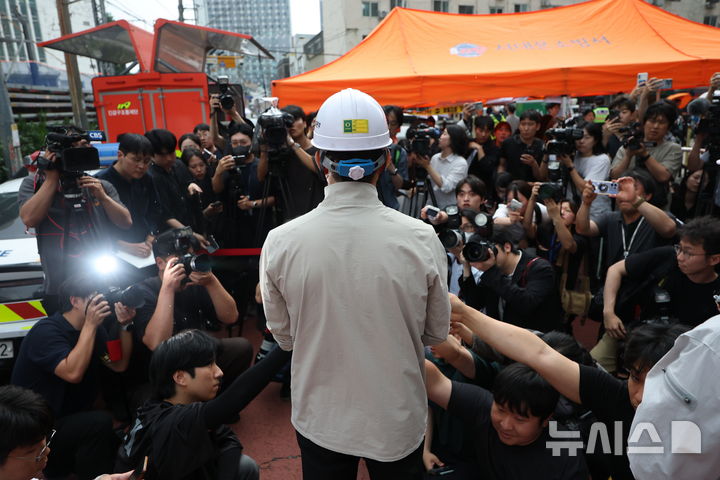 서소문 고가차도 공사 현장 붕괴 사고, 입장 밝히는 오세훈