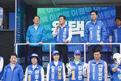 [6·3정읍]민주당 후보들 "대통령도, 도지사도, 시장군수도 1번"