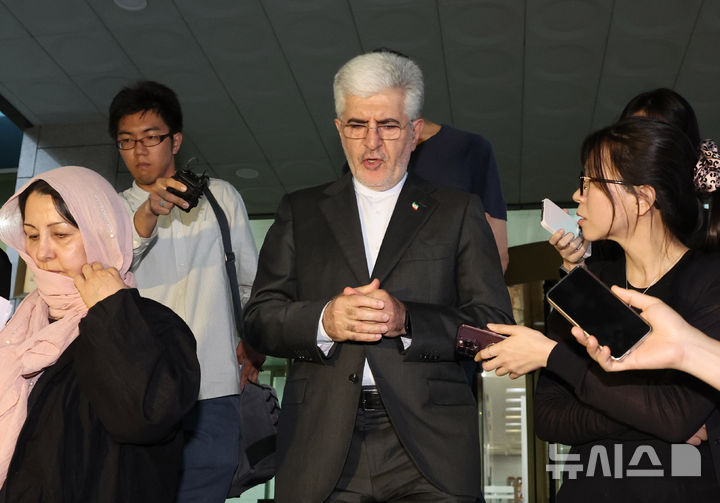 주한이란대사, 나무호 조사 결과에 "모두 부인" [뉴시스Pic]