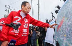 추경호, TK 신공항 예정지 군위 찾아 당론 채택 결의 [뉴시스Pic]