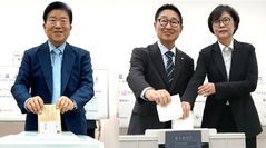 [6·3대전] 정치권 주요 인사, 일제히 사전투표 행사 
