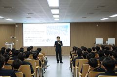 정동영, 모교 전주고서 평화통일 특강…"대결 종식, 시대적 과제"