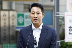 '사전투표' 오세훈 "이번 선거는 서울을 지켜내는 선거" [뉴시스Pic]