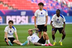 UCL 결승전 앞두고 훈련하는 이강인