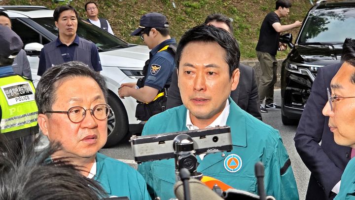 장동혁, 한화에어로 폭발 현장 찾아…"정부 관리 책임 분명"