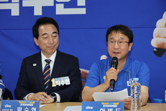 한병도 "국힘, 선거에 이명박·박근혜 등 구태 정치인 불러와…정신 차려라"