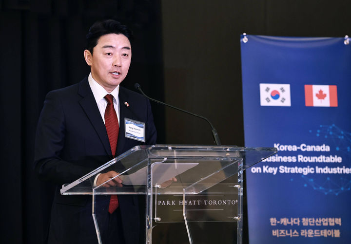 강훈식, 캐나다 자원장관 면담…'원유·LNG·핵심광물 등 자원 협력 확대' 논의