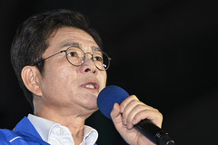 정원오, 청계광장서 피날레 유세…"투표하면 李 성공 바라는 서울시 만들 수 있어"