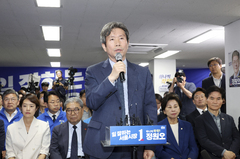 정원오 캠프, 방송3사 출구조사 발표에 환호…"끝까지 지켜봐야" 신중반응도