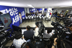적막감 흐르는 정원오 민주당 서울시장 후보자 사무실