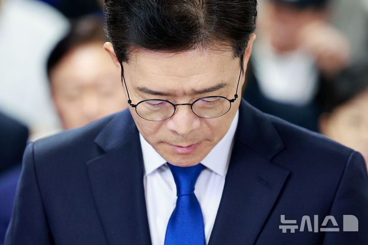 '승복 선언' 정원오 "모든 것은 제 탓… 더 넓게 마음 얻지 못해" [뉴시스Pic]