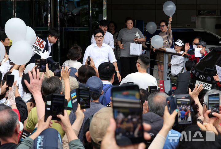 한동훈, 당선 감사인사