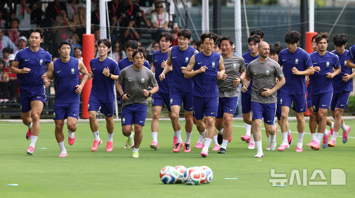 대한민국 축구 국가대표팀 '승리를 향해'
