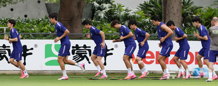 대한민국 축구 국가대표팀 '승리를 향해'