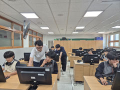 한국도로공사, 김천 율곡중학생 대상 AI 코딩 교육 실시