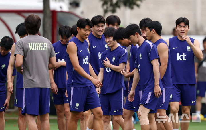 분위기 좋은 대한민국 축구 대표팀