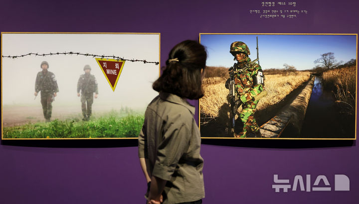 철책 너머 금강산, 지뢰밭 위 두루미…DMZ 80컷에 담긴 '분단과 희망'(종합)