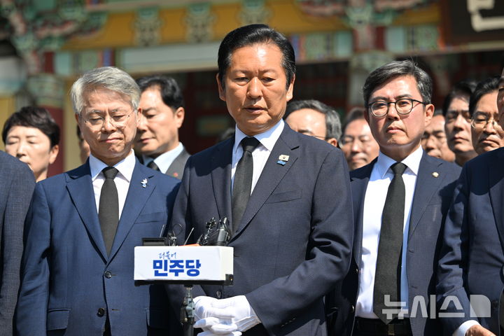 정청래, 광주 찾아 "내란 청산…李정부 성공"