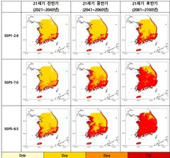 "21세기 후반엔 강원영서 뺀 전국 아열대 기후 될 듯"