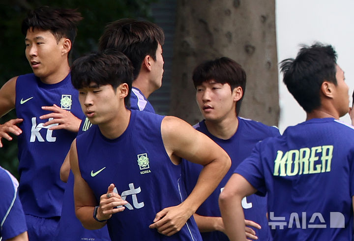 홍명보호, 멕시코전 앞두고 완전체 훈련 [뉴시스Pic]